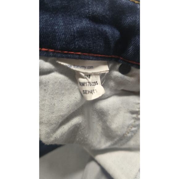 Tommy Hilfiger Jeans Womens 8 Blue Skinny Stretch Denim Mid Rise Classic Style - Picture 10 of 11